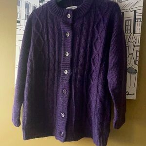 NWOT Christopher and Banks lined sweater M
